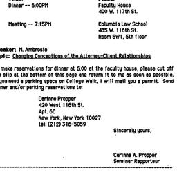 Announcements, 1990-03-14. ...