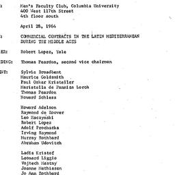 Minutes, 1964-04-28. Law an...