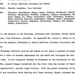 Minutes, 1964-01-14. Law an...