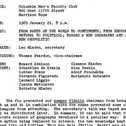 Minutes, 1969-01-21. Law an...