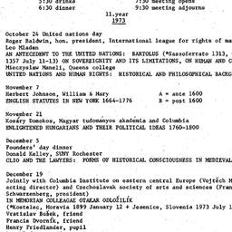 Schedules, Law and Politics...