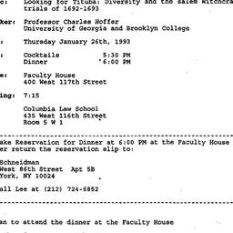 Announcements, 1994-01-26. ...