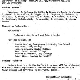 Minutes, 1965-12-14. Law an...