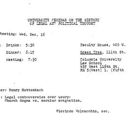 Announcements, 1981-12-16. ...