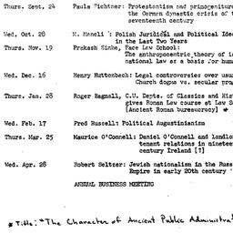 Schedules, 1982-04-23. Law ...