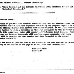 Announcements, 1986-12-11. ...