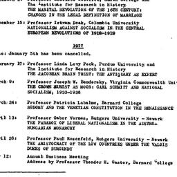 Schedules, Law and Politics...