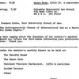 Announcements, 1980-12-11. ...