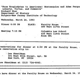 Announcements, 1993-03-24. ...
