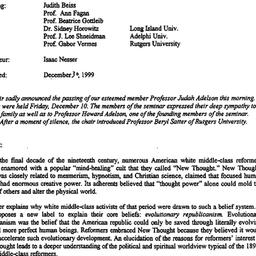 Minutes, 1999-12-09. Law an...