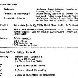 Announcements, 1967-03-28. ...