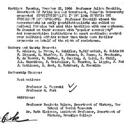 Minutes, 1966-11-22. Law an...