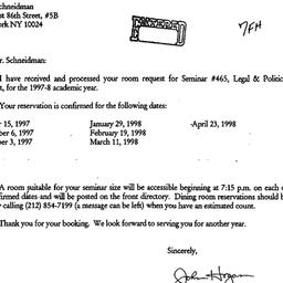 Correspondence, 1998-06-09....