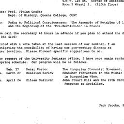 Announcements, 1980-02-13. ...
