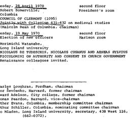 Schedules, Law and Politics...