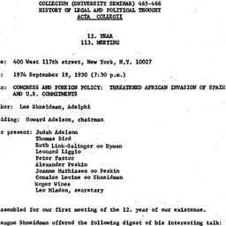 Minutes, 1974-09-19. Law an...