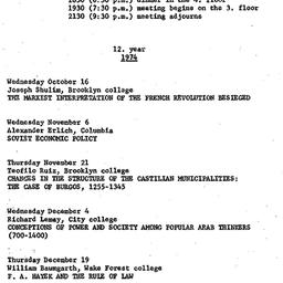 Schedules, Law and Politics...