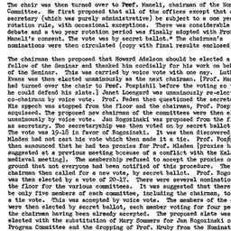 Minutes, 1975-05-07. Law an...