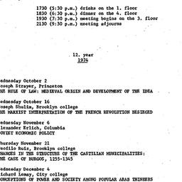 Schedules, Law and Politics...