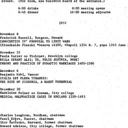 Schedules, Law and Politics...