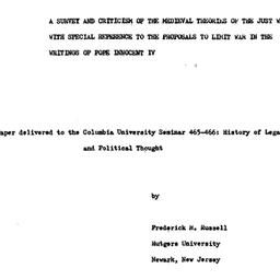 Speaker's paper, 1972-1...