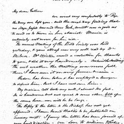 [Document, 1823 May 09]