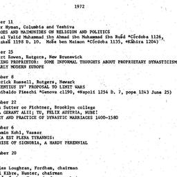 Schedules, Law and Politics...