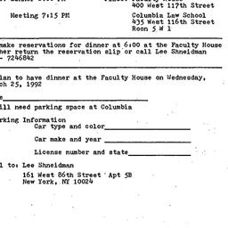 Announcements, 1992-03-25. ...