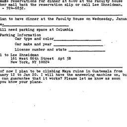 Announcements, 1992-01-22. ...