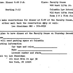 Announcements, 1991-12-12. ...