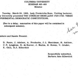 Minutes, 1968-03-26. Law an...