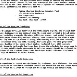 Minutes, Law and Politics, ...