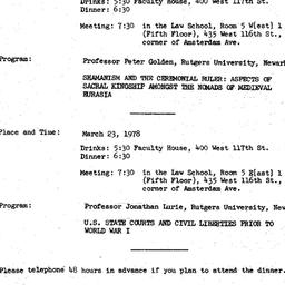 Announcements, 1978-03-01. ...