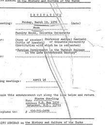 Announcements, 1976-03-19. ...