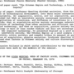Minutes, 1976-01-16. Ottoma...