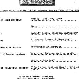 Announcements, 1979-04-27. ...