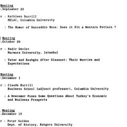 Schedules, Ottoman & Tu...