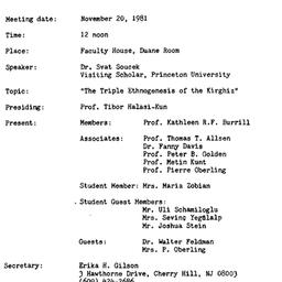 Minutes, 1981-11-20. Ottoma...