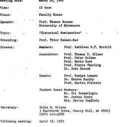 Minutes, 1982-03-26. Ottoma...