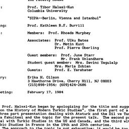 Minutes, 1984-01-20. Ottoma...