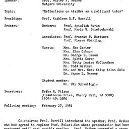 Minutes, 1981-01-22. Ottoma...