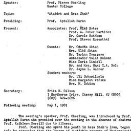 Minutes, 1981-03-27. Ottoma...
