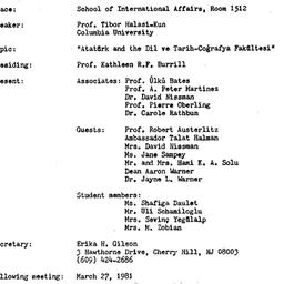 Minutes, 1981-02-27. Ottoma...