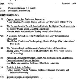 Schedules, Ottoman & Tu...