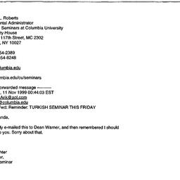 Correspondence, 1999-12-02....