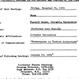 Announcements, 1979-12-21. ...