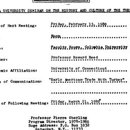 Announcements, 1980-02-15. ...
