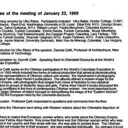 Minutes, 1999-01-22. Ottoma...