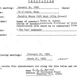 Announcements, 1975-01-24. ...