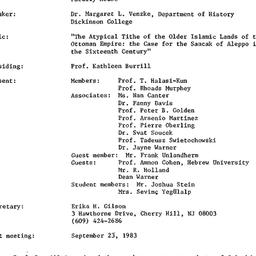 Minutes, 1983-04-15. Ottoma...